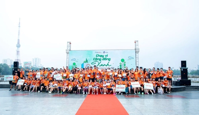Giải chạy chào mừng 15 năm thành lập EVNFinance – “Chạy vì cộng đồng xanh”