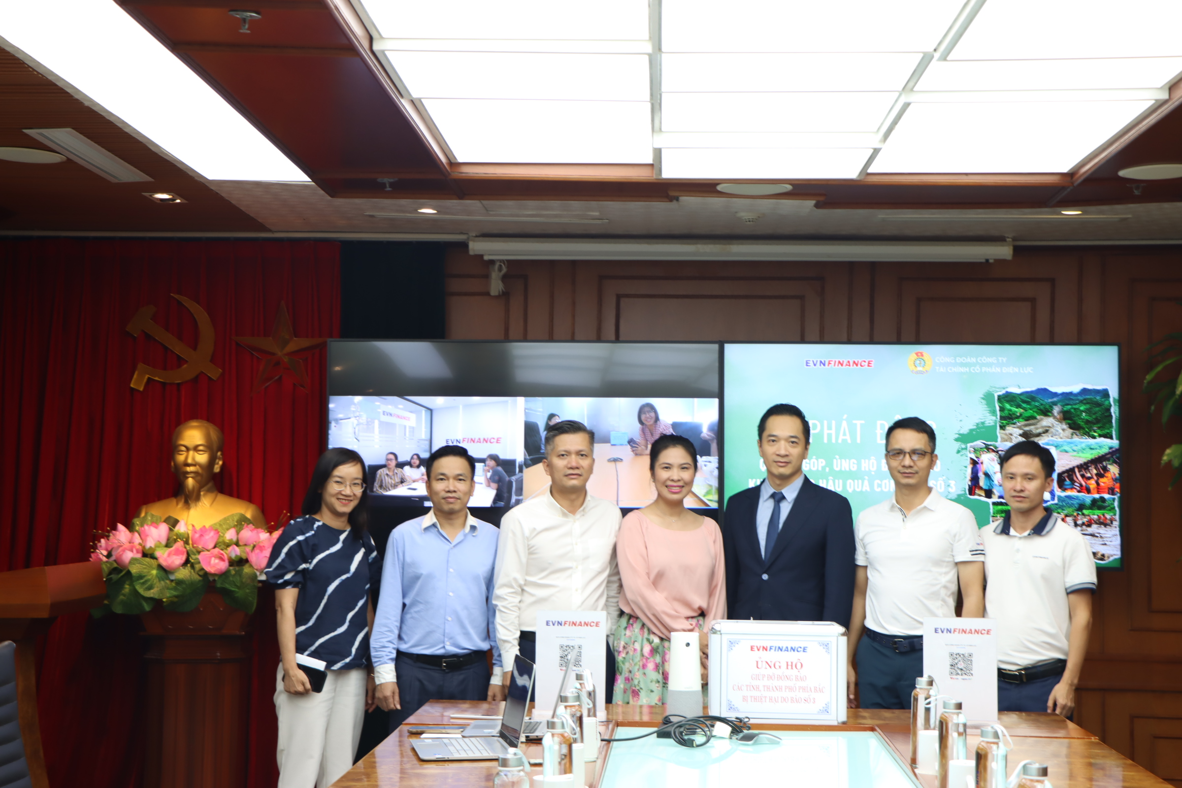 EVNFinance chung tay khắc phục hậu quả sau cơn bão số 3