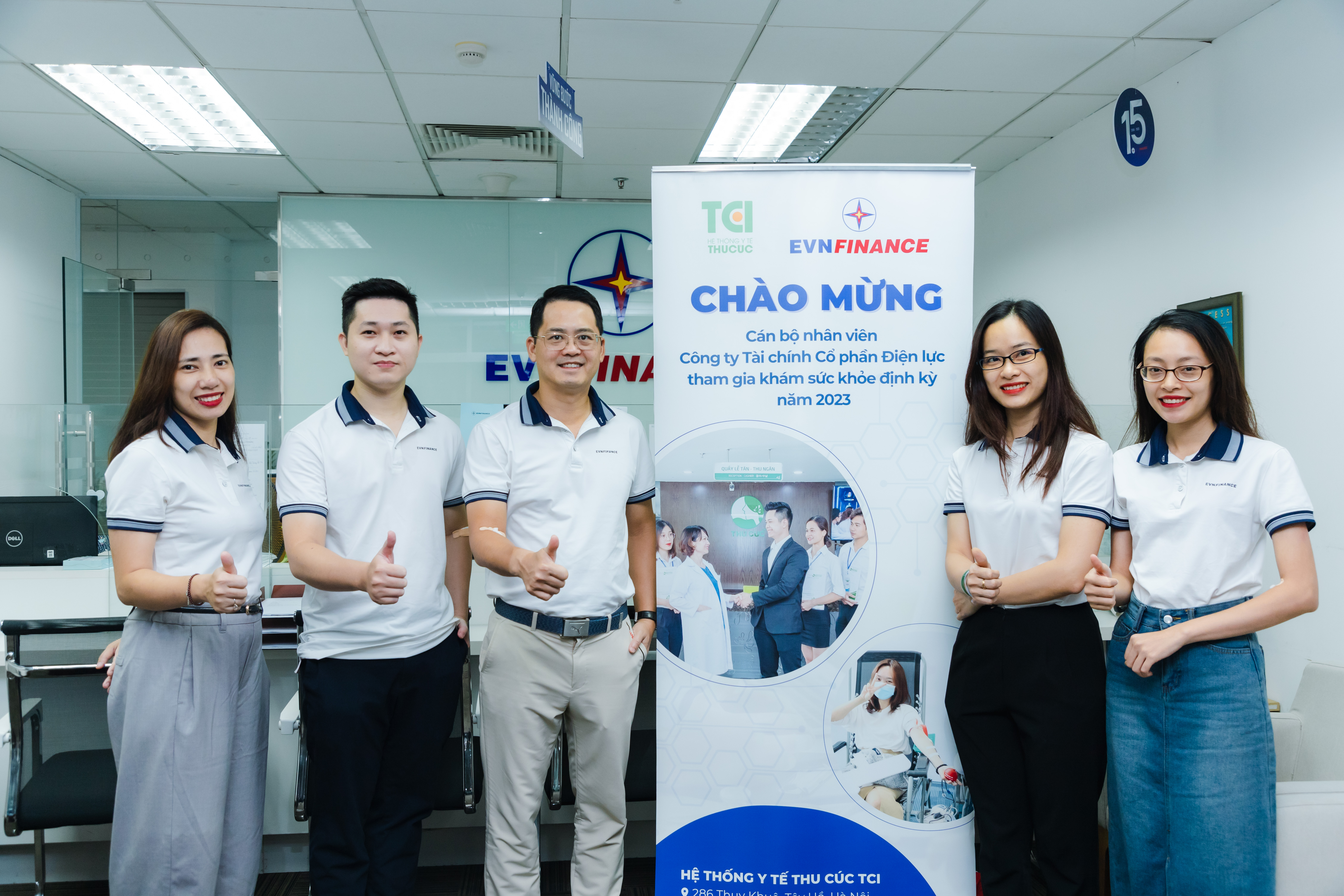 Tổ chức khám sức khoẻ định kỳ cho CBNV EVNFinance