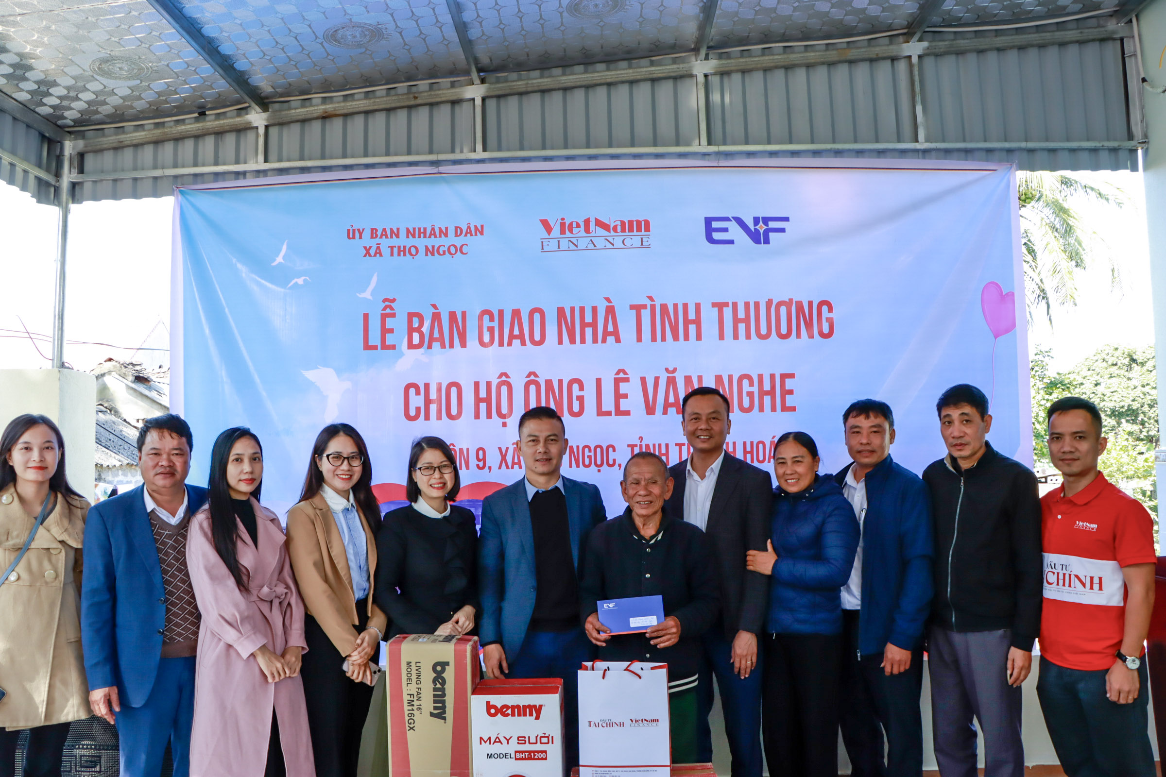 EVF trao tặng nhà tình nghĩa cho ông Lê Văn Nghe - Thương binh tại Thanh Hóa