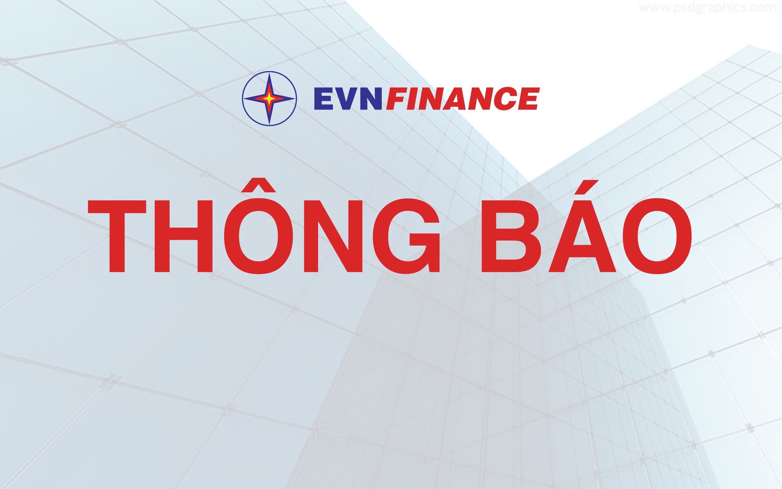 Thông báo: Đính chính thông tin nhân sự EVNFinance