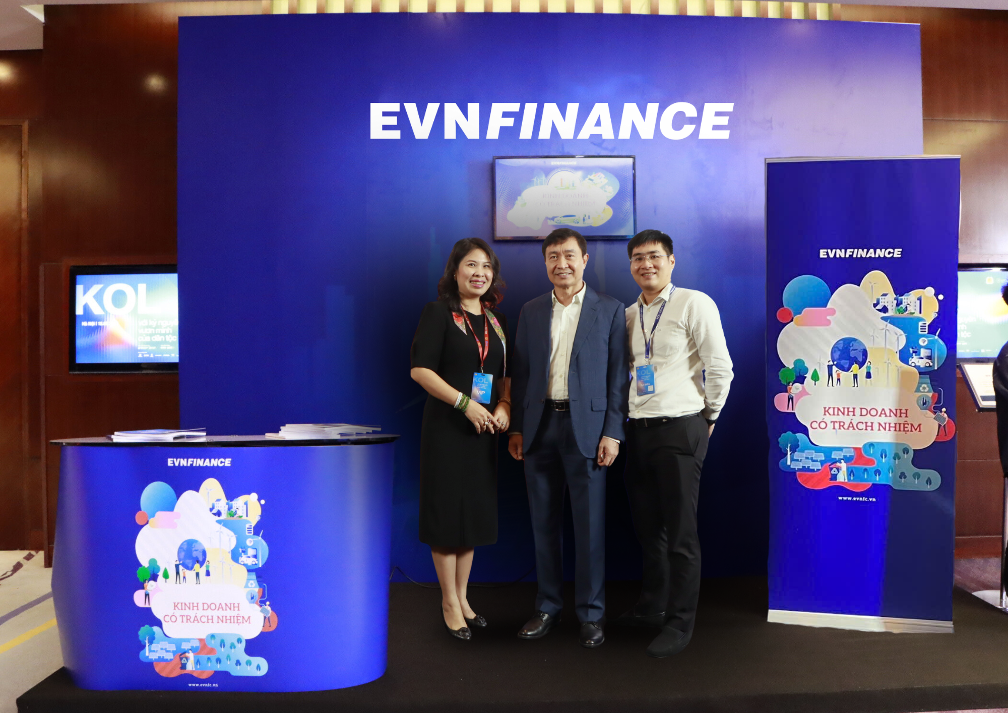 EVNFinance tham gia gian trưng bày tại Hội nghị KOL Summit 2025