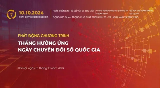 Công bố bộ nhận diện Ngày Chuyển đổi số quốc gia năm 2024 - Ảnh 1. Công bố bộ nhận diện Ngày Chuyển đổi số quốc gia năm 2024 - Ảnh 1.